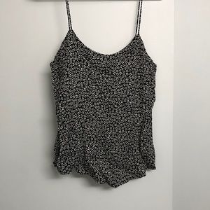 Reformation Blue Floral Tank Top